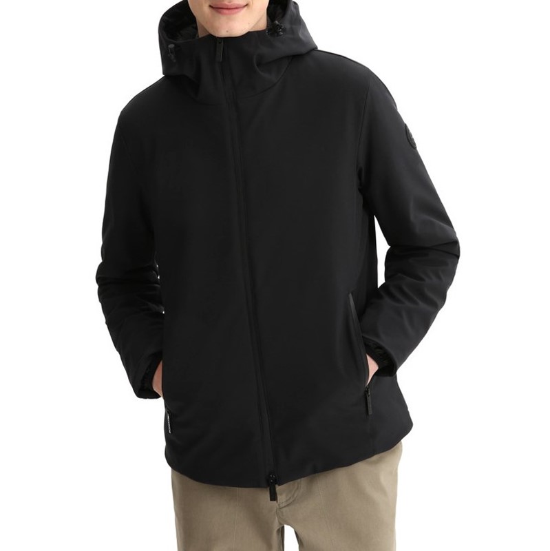  Woolrich Men Clothing Pacific-Soft-500 Black